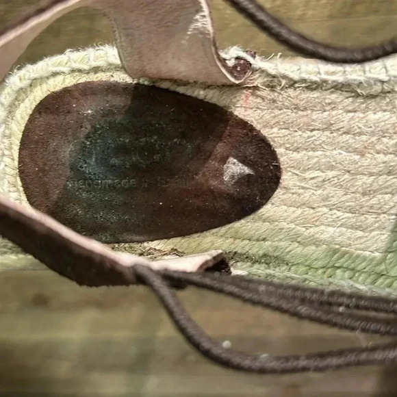 Picon Calf-Hair Leopard Print Espadrille Sandals Womens Size 9 - Picture 3 of 7